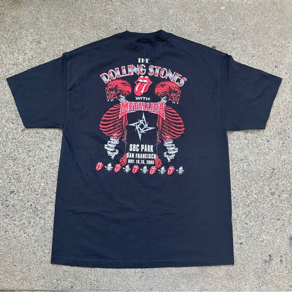Rolling Stones With Metallica  A  Bigger Bang 2005 Tshirt Size XL - Picture 2 of 8